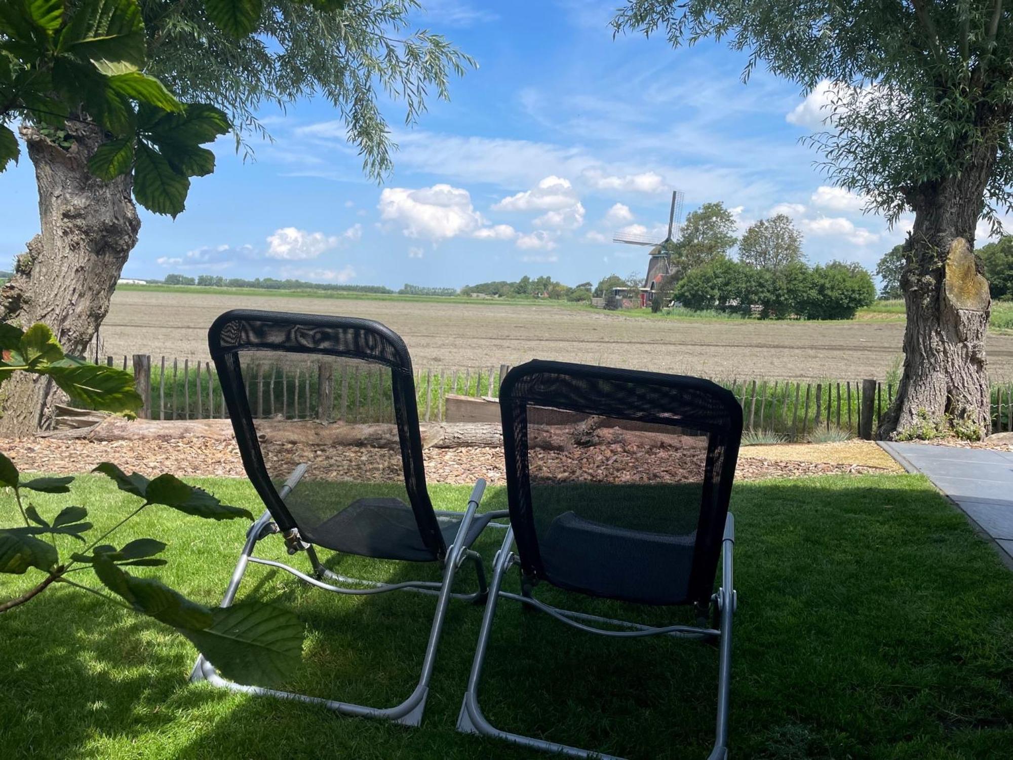 Vogelvrij, Vakantie Woning Met Landelijk Uitzicht En Geheel Omheinde Tuin Burgerbrug Экстерьер фото